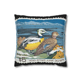 Official 1973-1974 Federal Duck Stamp - Zippered Pillow Cover