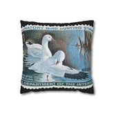 Official 1970-1971 Federal Duck Stamp - Zippered Pillow Cover