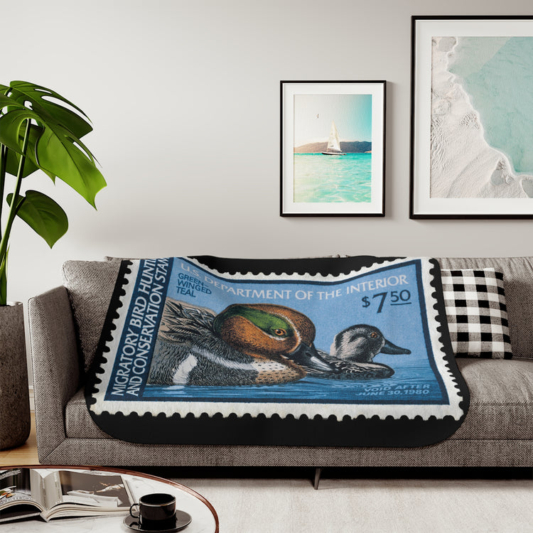 Official 1979-1980 Federal Duck Stamp - Sherpa Blanket