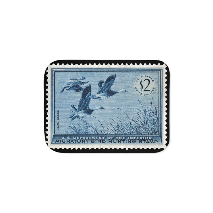 Official 1955-1956 Federal Duck Stamp - Sherpa Blanket