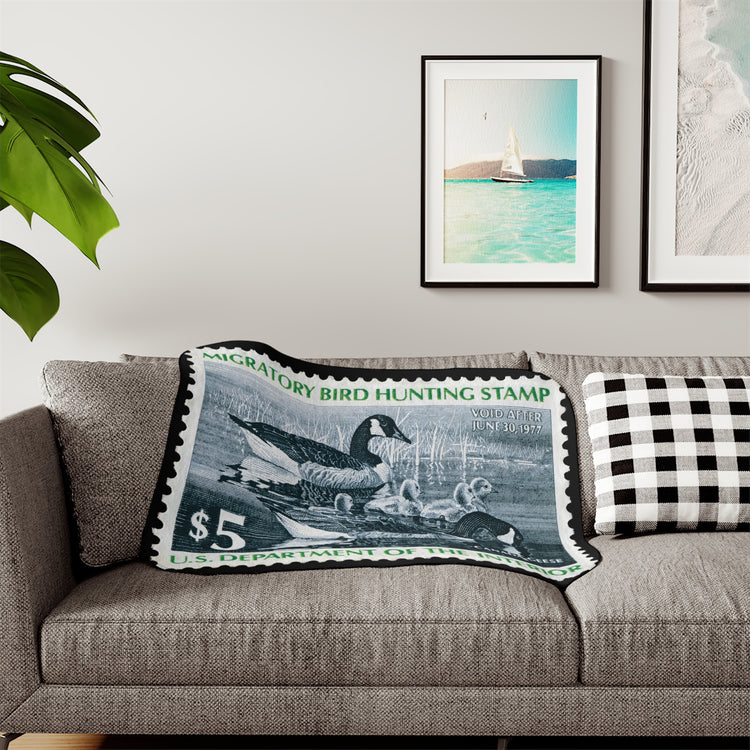 Official 1976-1977 Federal Duck Stamp - Sherpa Blanket