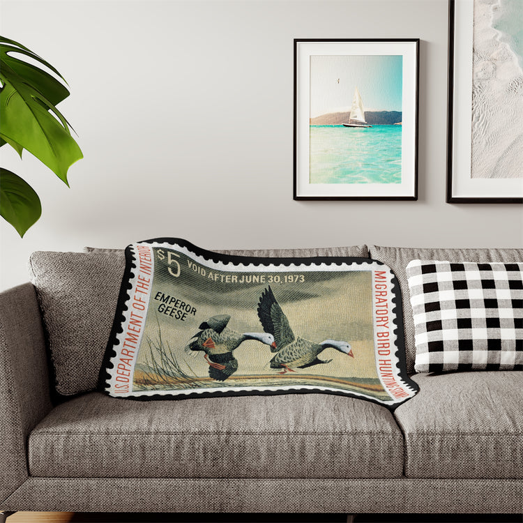 Official 1972-1973 Federal Duck Stamp - Sherpa Blanket