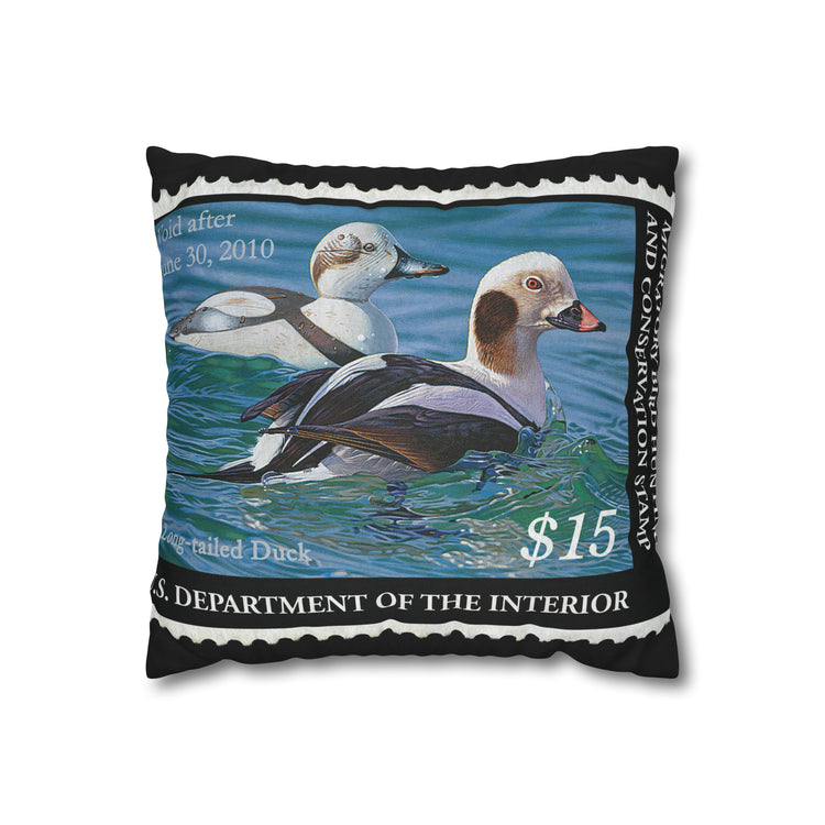 Official 2009-2010 Federal Duck Stamp - Zippered Pillow Cover