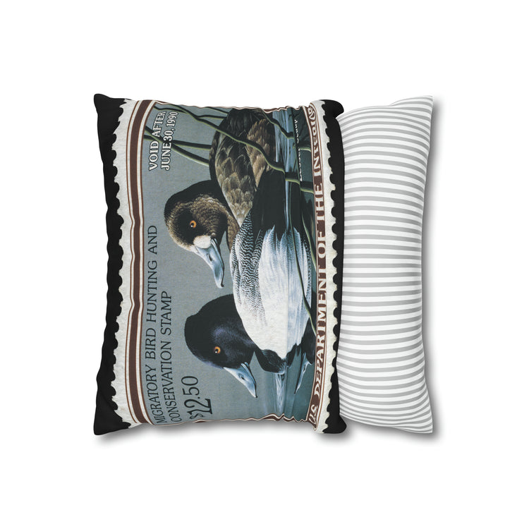 Official 1989-1990 Federal Duck Stamp - Zippered Pillow Cover
