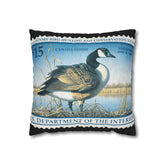 Official 1997-1998 Federal Duck Stamp - Zippered Pillow Cover