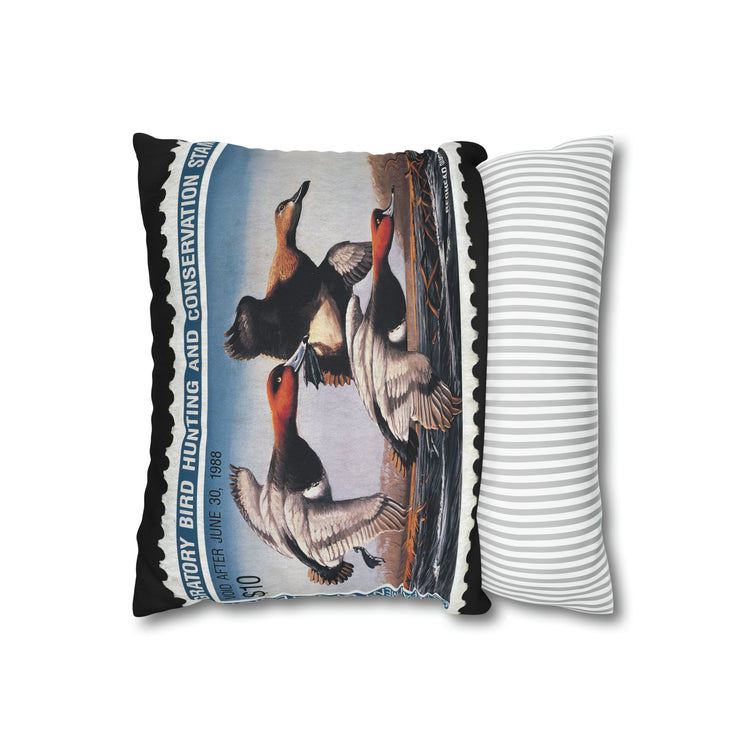 Official 1987-1988 Federal Duck Stamp - Zippered Pillow Cover