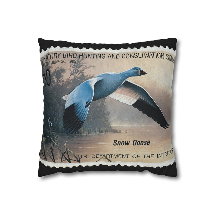 Official 1988-1989 Federal Duck Stamp - Zippered Pillow Cover