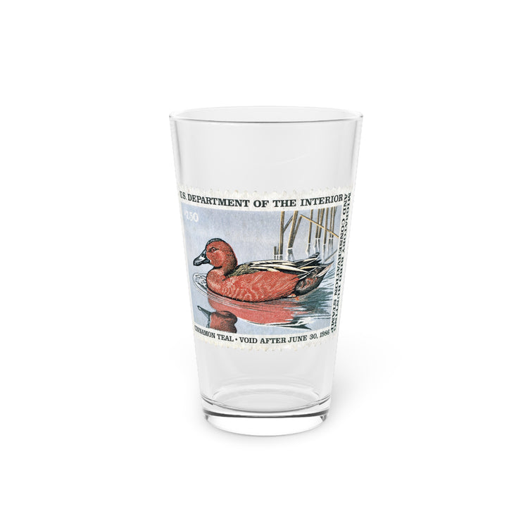 Official 1985-1986 Federal Duck Stamp - Pint Glass