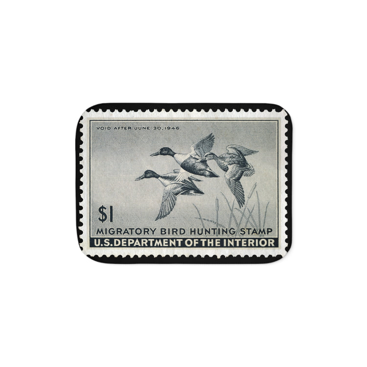 Official 1945-1946 Federal Duck Stamp - Sherpa Blanket