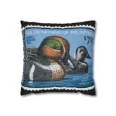 Official 1979-1980 Federal Duck Stamp - Zippered Pillow Cover