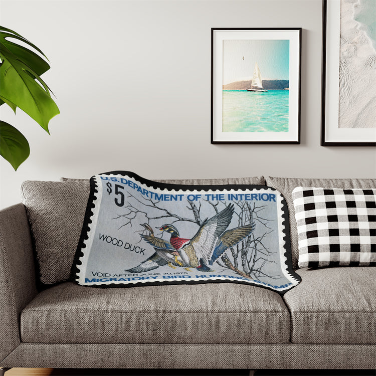 Official 1974-1975 Federal Duck Stamp - Sherpa Blanket