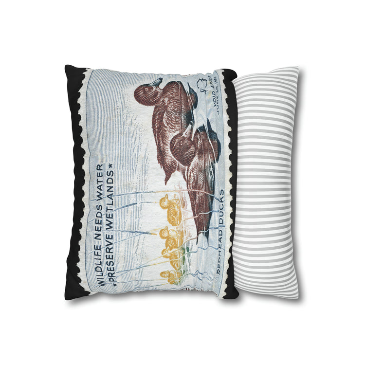 Official 1960-1961 Federal Duck Stamp - Zippered Pillow Cover