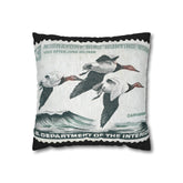 Official 1965-1966 Federal Duck Stamp - Zippered Pillow Cover