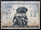 Official Art Paper with antiquing, 1959-60 Duck Stamp