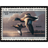 Official 1995 - 1996 Federal Duck Stamp-Metal Sign