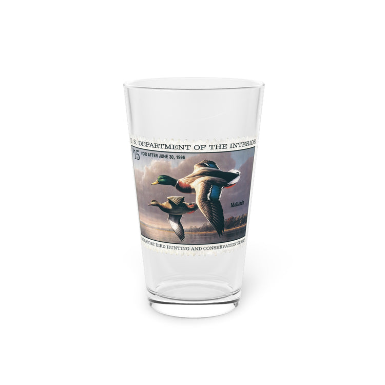 Official 1995-1996 Federal Duck Stamp - Pint Glass