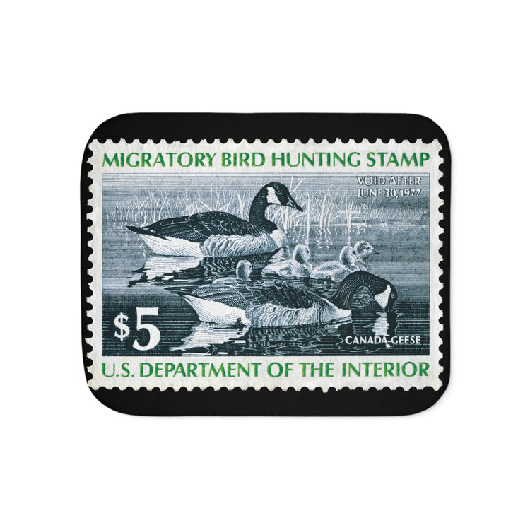 Official 1976-1977 Federal Duck Stamp - Sherpa Blanket