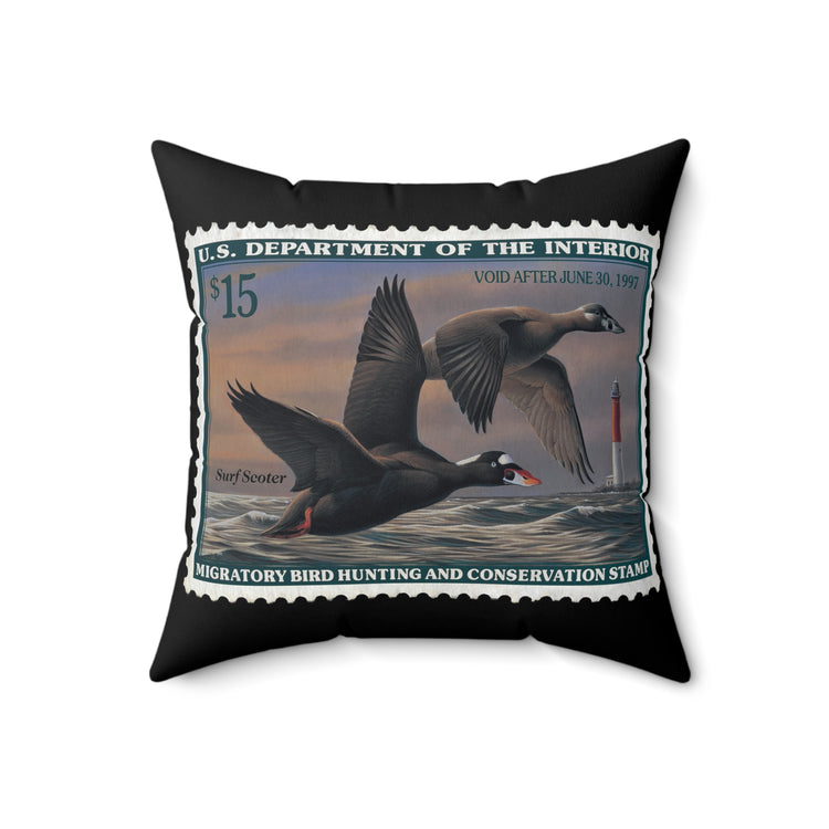 Official 1996-1997 Federal Duck Stamp - Black Pillow