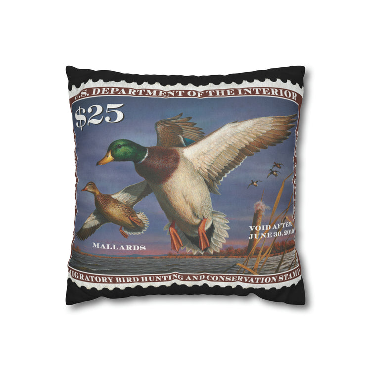 Official 2018-2019 Federal Duck Stamp - Zippered Pillow Cover