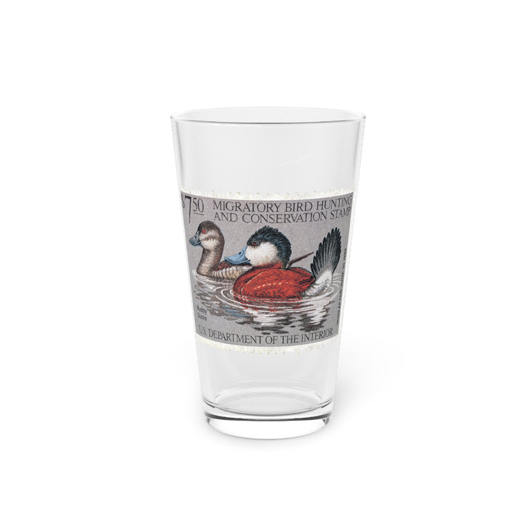 Official 1981-1982 Federal Duck Stamp - Pint Glass