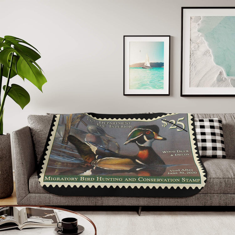 Official 2019-2020 Federal Duck Stamp - Sherpa Blanket