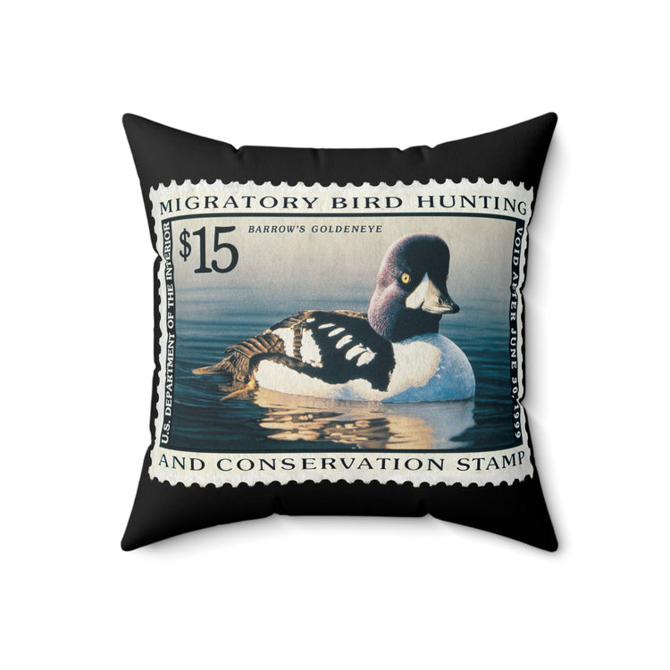 Official 1998-1999 Federal Duck Stamp - Black Pillow