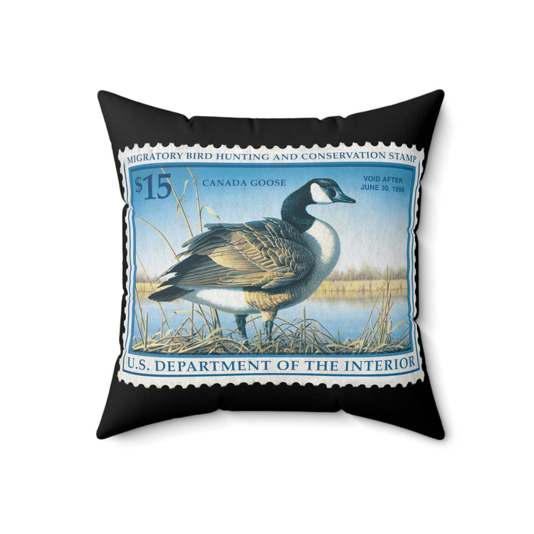 Official 1997-1998 Federal Duck Stamp - Black Pillow