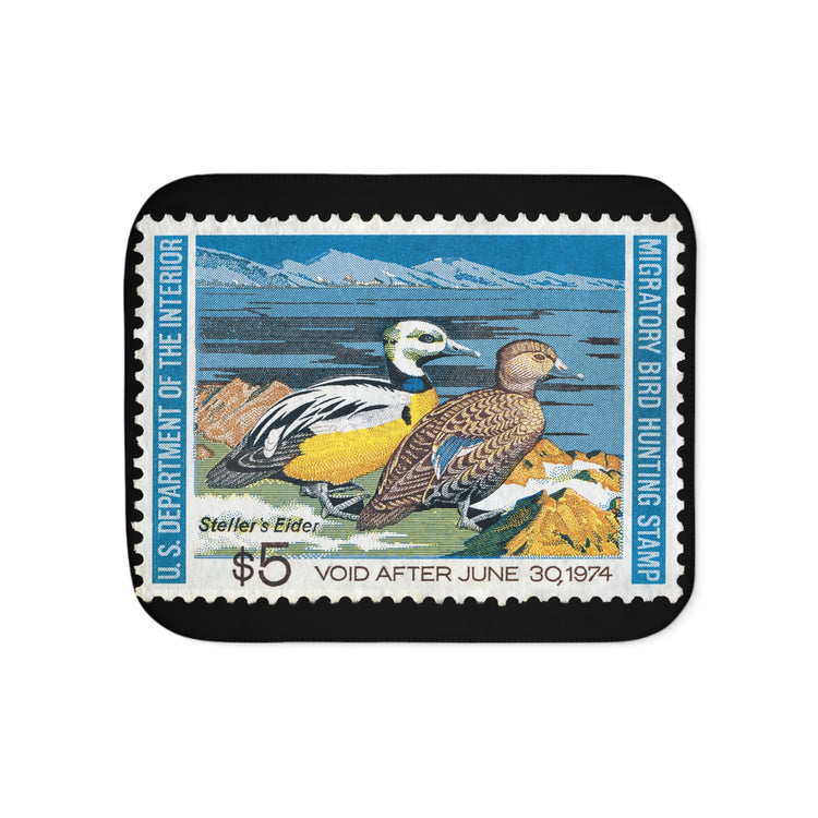 Official 1973-1974 Federal Duck Stamp - Sherpa Blanket