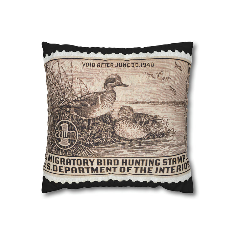 Official 1939-1940 Federal Duck Stamp - Pillow Case