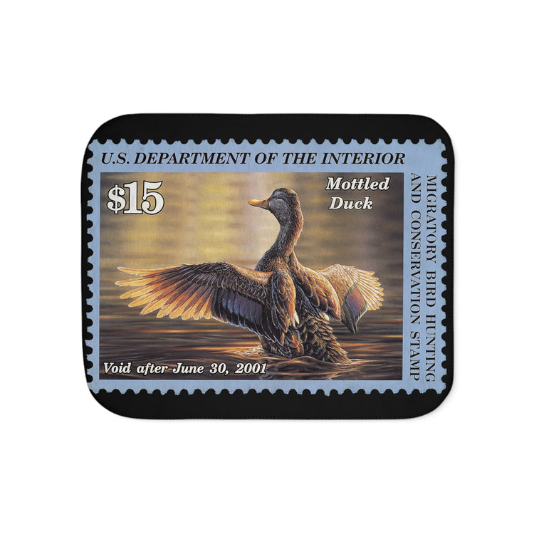 Official 2000-2001 Federal Duck Stamp - Sherpa Blanket