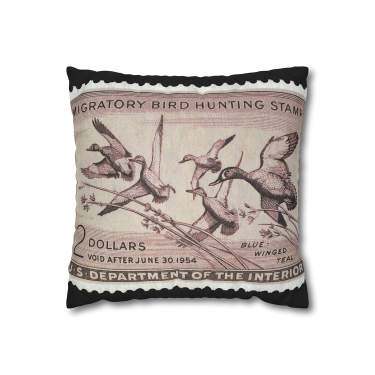 Official 1953-1954 Federal Duck Stamp - Pillow Case