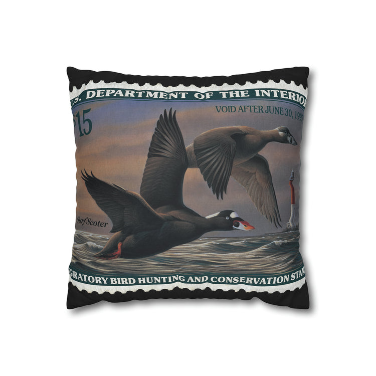 Official 1996-1997 Federal Duck Stamp - Zippered Pillow Cover