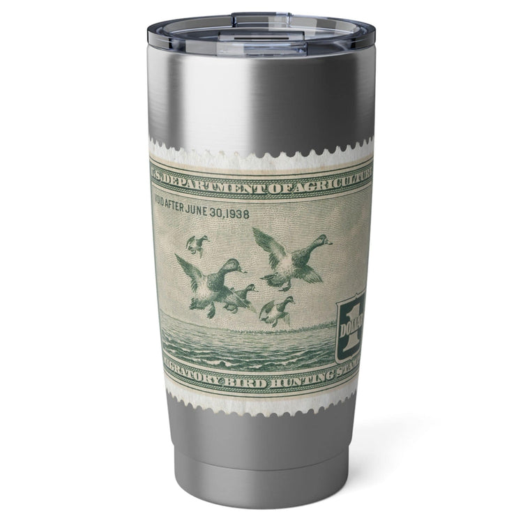 Official 1937-1938 Federal Duck Stamp - Stainless Steel Tumbler