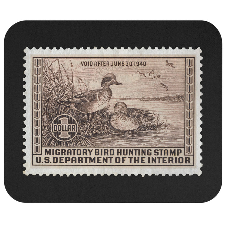 Official 1939-1940 Federal Duck Stamp - Mouse Pad