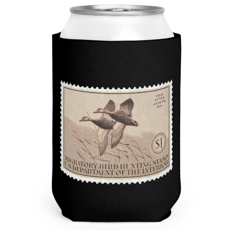 Official 1940-1941 Duck Stamp - Can Cooler Sleeve