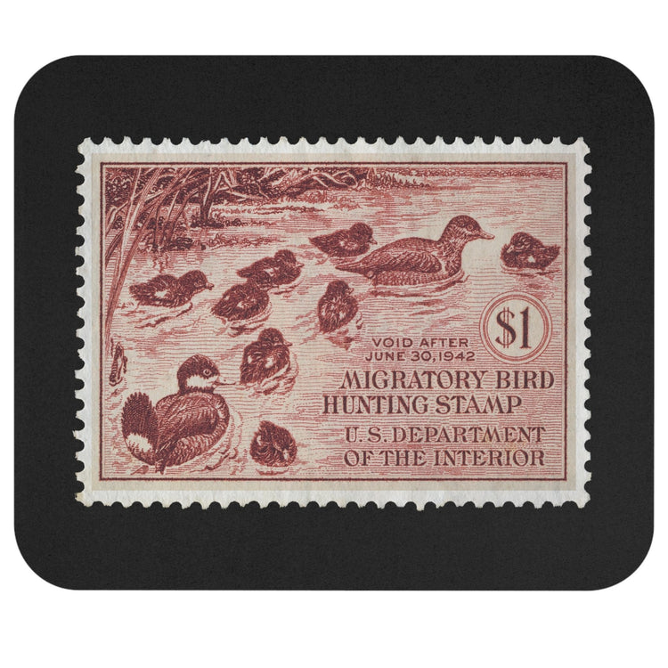 Official 1941-1942 Federal Duck Stamp - Mouse Pad