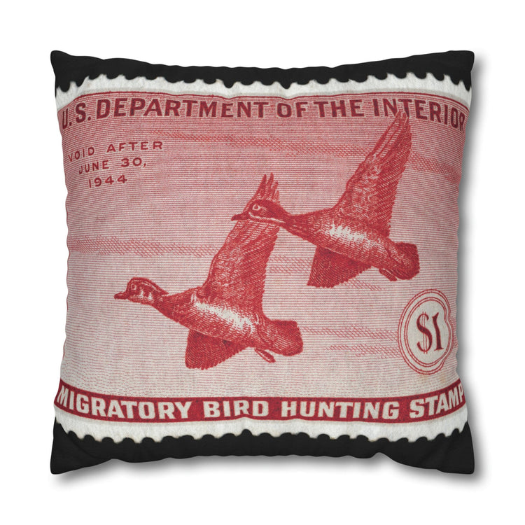 Official 1943-1944 Federal Duck Stamp - Pillow Case