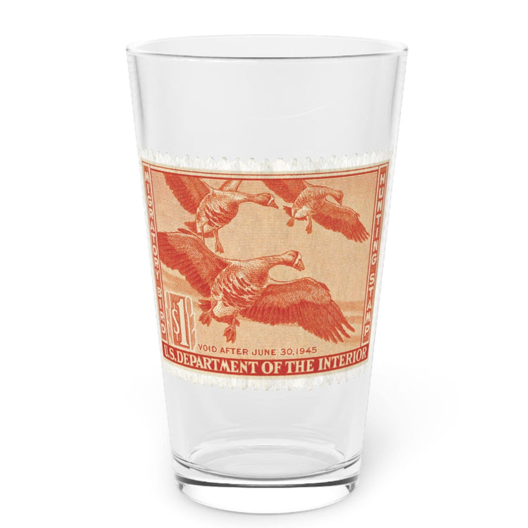 Official 1944-1945 Federal Duck Stamp - Pint Glass