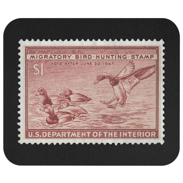 Official 1946-1947 Federal Duck Stamp - Mouse Pad