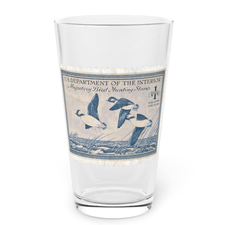 Official 1948-1949 Federal Duck Stamp - Pint Glass