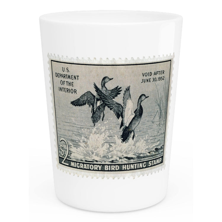 Official 1951-1952 Federal Duck Stamp - Shot Glass