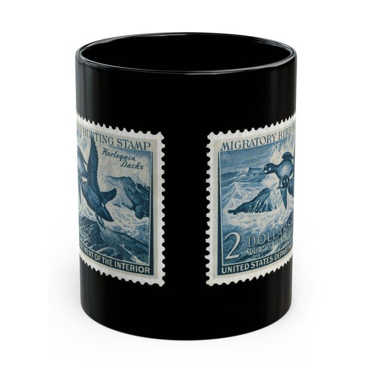 Official 1952-1953 Federal Duck Stamp - Black Mug