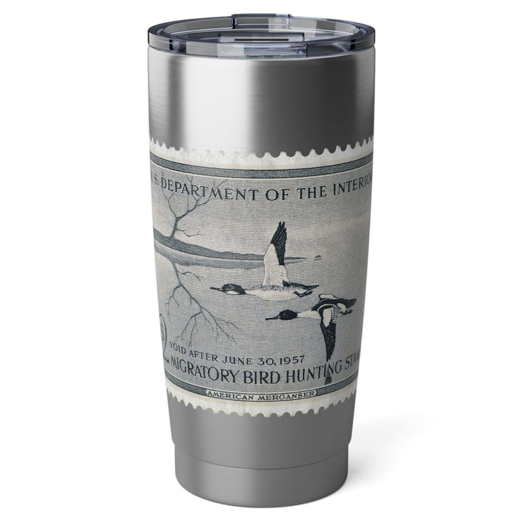 Official 1956-1957 Federal Duck Stamp - Stainless Steel Tumbler