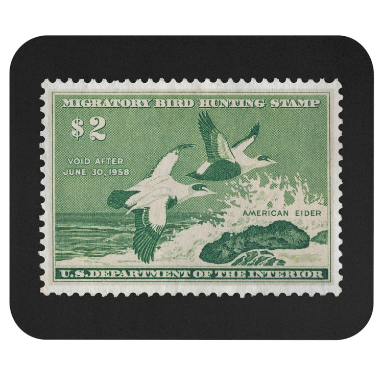 Official 1957-1958 Federal Duck Stamp - Mouse Pad