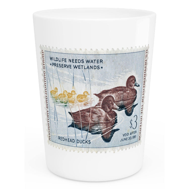 Official 1960-1961 Federal Duck Stamp - Shot Glass