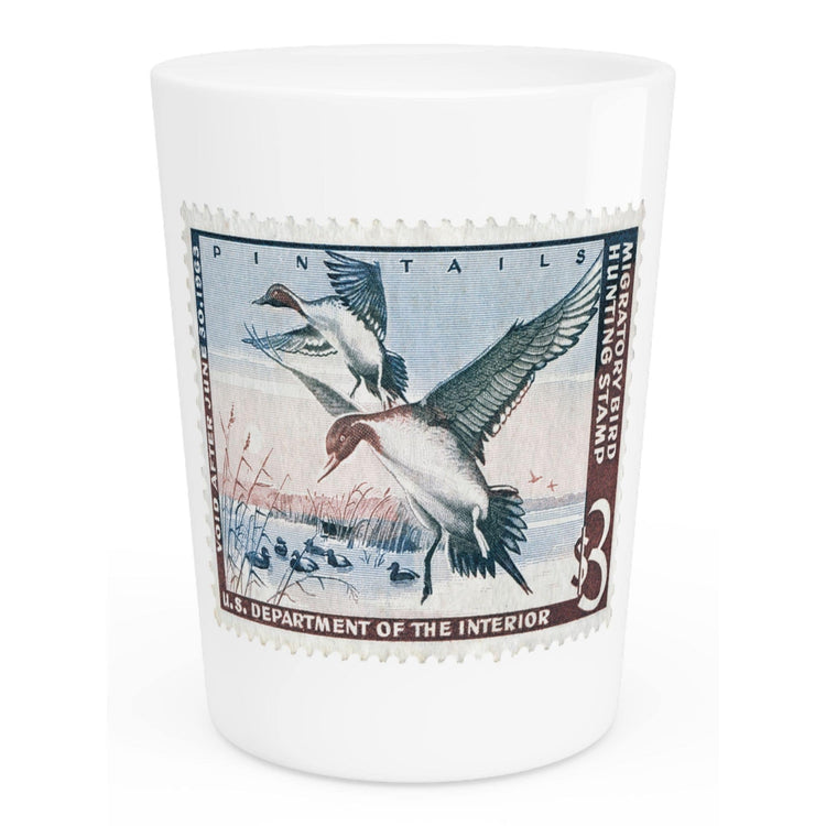 Official 1962-1963 Federal Duck Stamp - Shot Glass