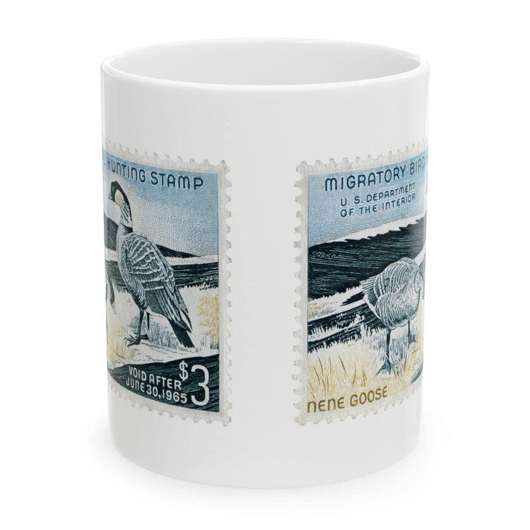 Official 1964-1965 Federal Duck Stamp White Mug