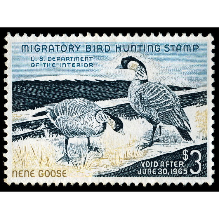 Official 1964 - 1965 Federal Duck Stamp - Metal Sign