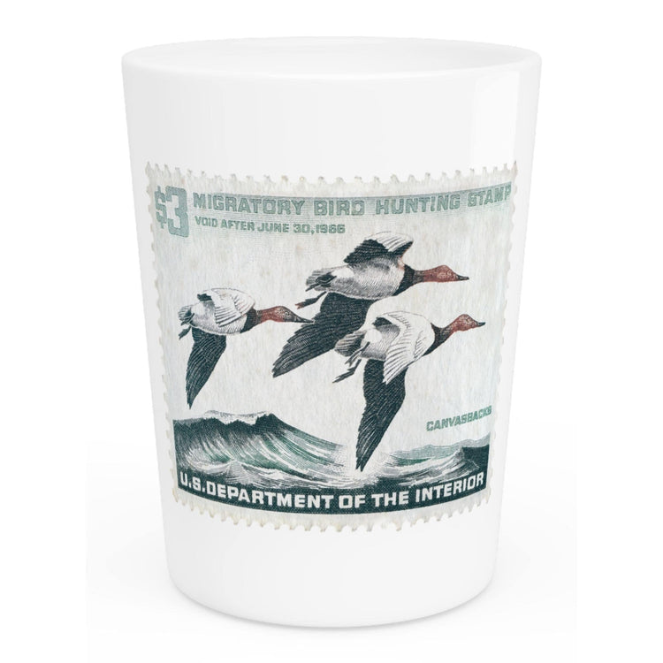 Official 1965-1966 Federal Duck Stamp - Shot Glass