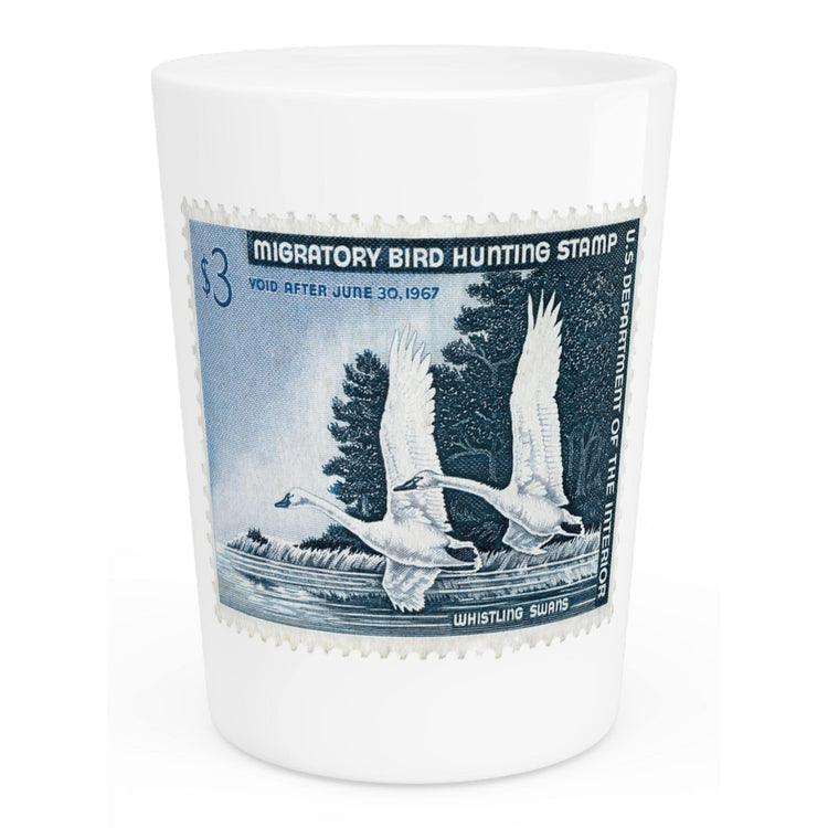 Official 1966-1967 Federal Duck Stamp - Shot Glass